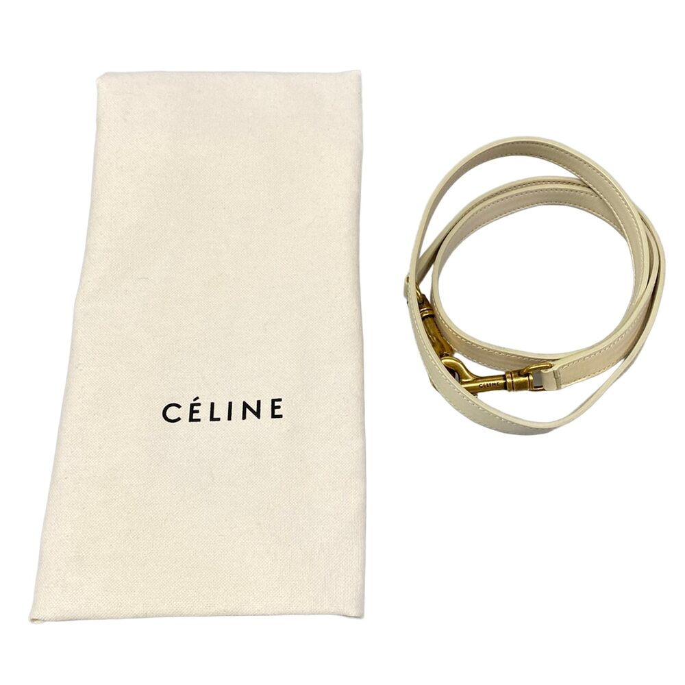 Celine Luggage Nano Shopper Handbag White Beige - Picture 9 of 15